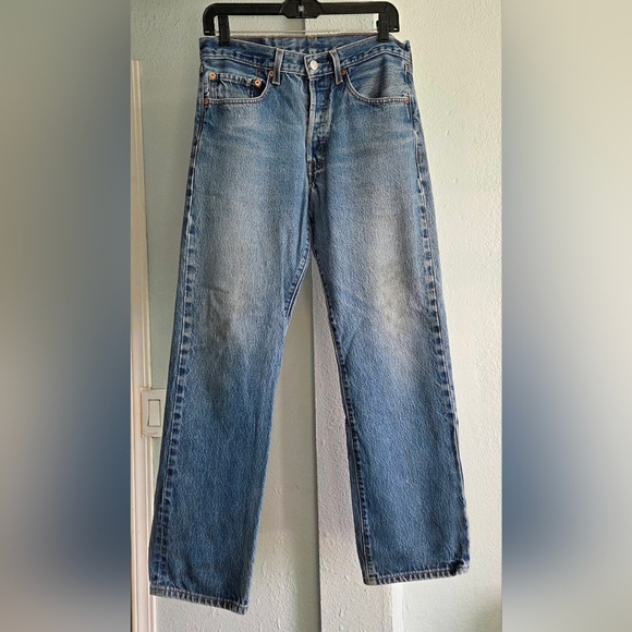 Levi's Other - Levi's Light Blue Straight Jeans 501